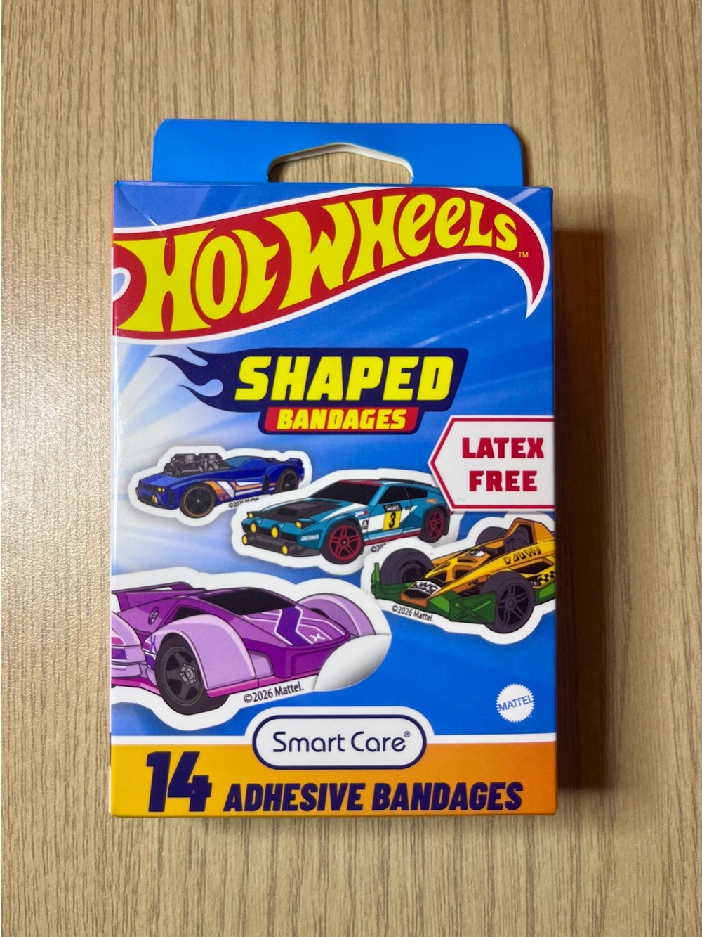 Hot Wheels Car Shaped Bandages – Multicolor - 14 Bandages